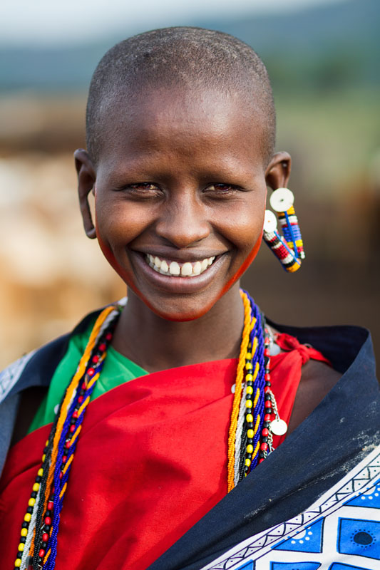  Young woman from the Masai tribe   Kenya